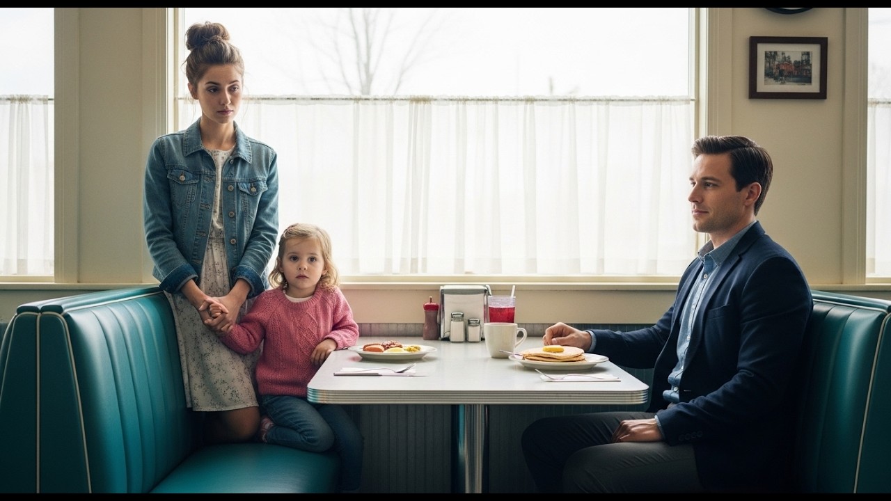 She Tried to Leave Quietly — But He Saw Her Little Girl Staring at His Plate