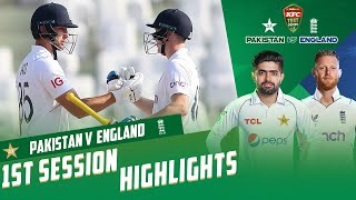 1st Session Highlights | Pakistan vs England | 1st Test Day 2 | PCB | MY2T