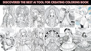 I just DISCOVERED the BEST FREE COLORING BOOK AI -  BESTED MIDJOURNEY #kdp