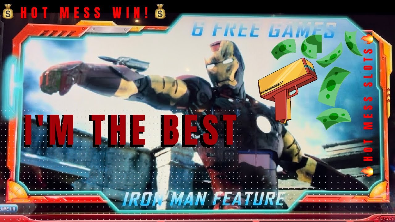 Iron Man 🔥Big Hot Mess Win!🔥 Bonus after Bonus
