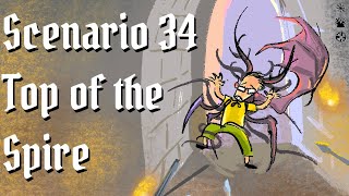 029B - Frosthaven Insane Difficulty (+3) Solo 4 Characters, Scenario 34, Top of the Spire