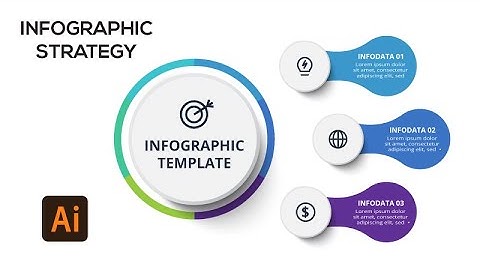 How to Create a STRATEGY Infographic in Adobe Illustrator / Free Slides