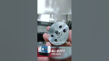 CNC Machining Part 1 – From Rough Facing to Boss Milling | SL-52YT Lathe in Action. #cnc #smartlathe