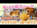 【春イベント💚】ウォークはなしで食べまくる🚶キッチンカーも出ててワイワイイベントが楽しかった😉