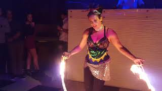 Fire Dancer Cape Town (fire ropes) - by AfrodizzyActs