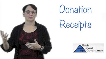 Donation Receipts