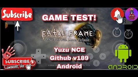 Fatal Frame Mask of the Lunar Eclipse Yuzu NCE v189 Github Android