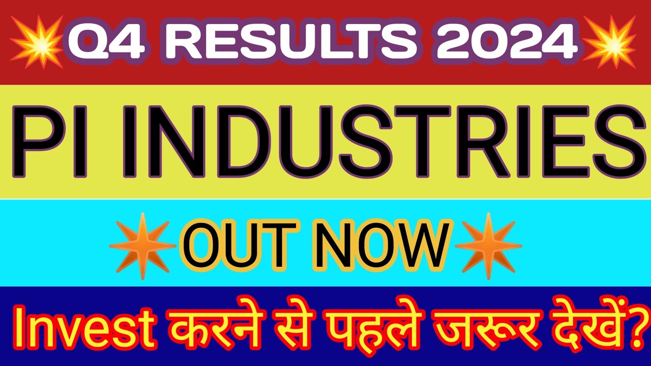 PI Industries Q4 Results 2025 🔴 PIIND Results 🔴 PIIND Share Latest News ...