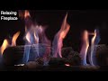 Burning Fireplace with Crackling and Sizzling Fireplace Sounds, Relaxing Fireplace Sound