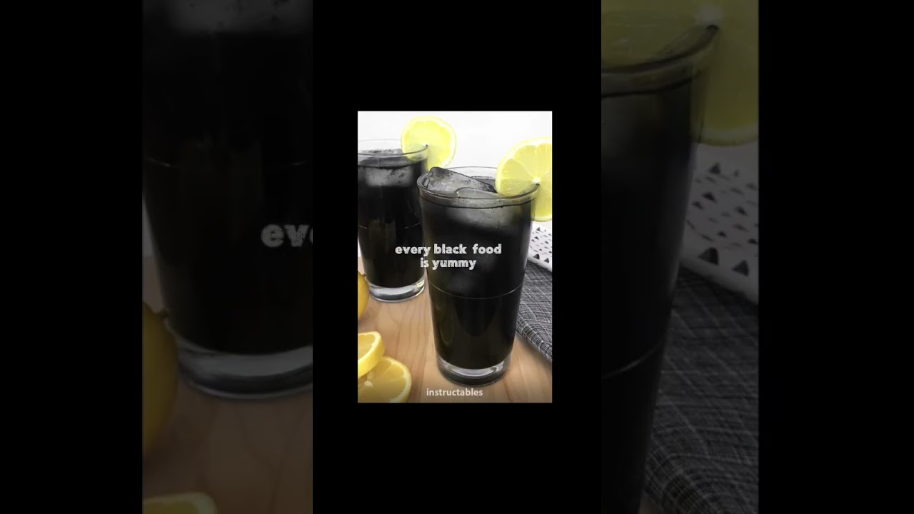 every black food is yummy fr 