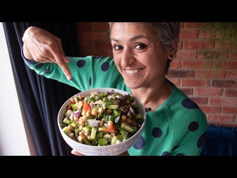 Delicious chickpea salad - Food with Chetna