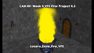 🎬 Assignment 4.3 – Week 4: Fire VFX  | CAN 101