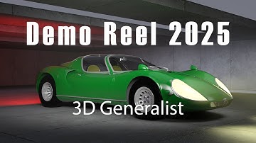 3D Generalist Demo Reel - Diego Beltran - 2025