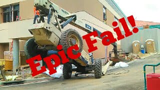 Telehandler Fails / Construction Accidents / Gradall Fails