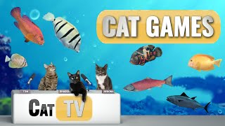 CAT Games | Fish and Bubbles Extravaganza Vol 3!  | Cat TV Compilation Video For Cats to Watch