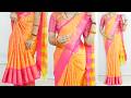Easy way to wear a saree everyday For Woman | Tutorial on how to drape a saree perfectly
