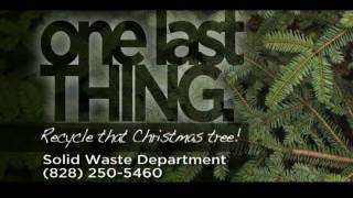 Recycle Your Christmas Tree!
