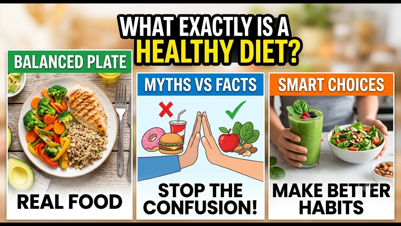 What Exactly  Is  a  Healthy Diet !!! Time to find Out