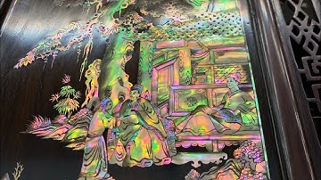 Tranh Tư Quí Gỗ Trắc Khảm Ốc Singapo-Đẹp Ko Đối Thủ-0836269999 và 0985230888