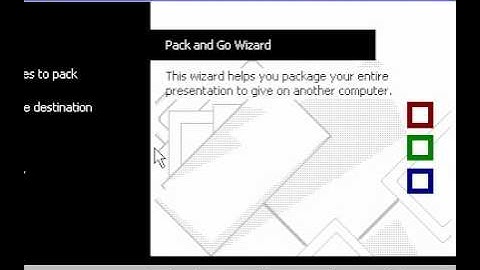 Microsoft Office PowerPoint 2000 Save presentation to disc