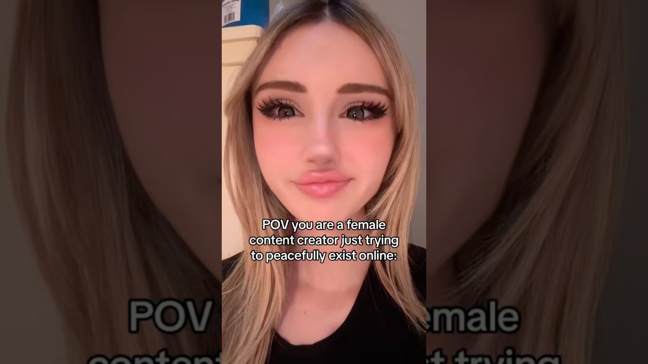 The harsh reality of a female content creator 💔 #girls #contentcreator #shorts