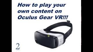 Watch your own 180/360 VR videos in Oculus Gear VR (Samsung) screenshot 5