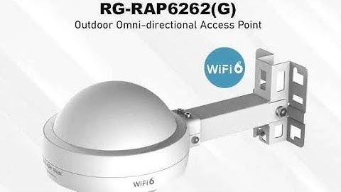How to configure Ruijie RAP6262 g  access point for WiFi connection 