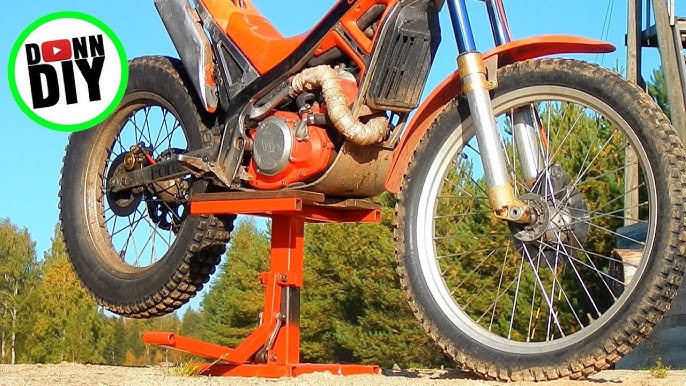 🔴 CABALLETE ELEVADOR para moto de campo CASERO [ home made Dirtbike stand  DIY ] 