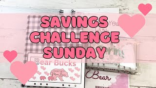 Savings Challenge Sunday | Christmas Binder too!! #savingmoney #savingschallenges