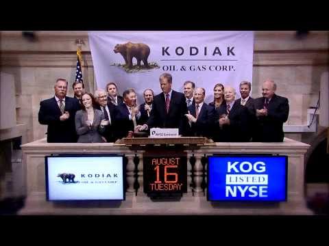16 August 2011 Kodiak Oil u0026 Gas Corp. rings the NYSE Closing Bell