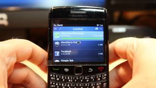 WhatsApp Messenger install to Blackberry Bold 9780