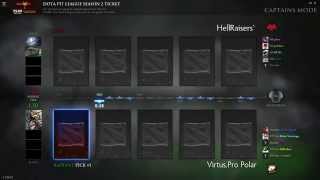 Pit League: S2 - VP Polar vs Hellraisers - Game 2 DRAFT ONLY