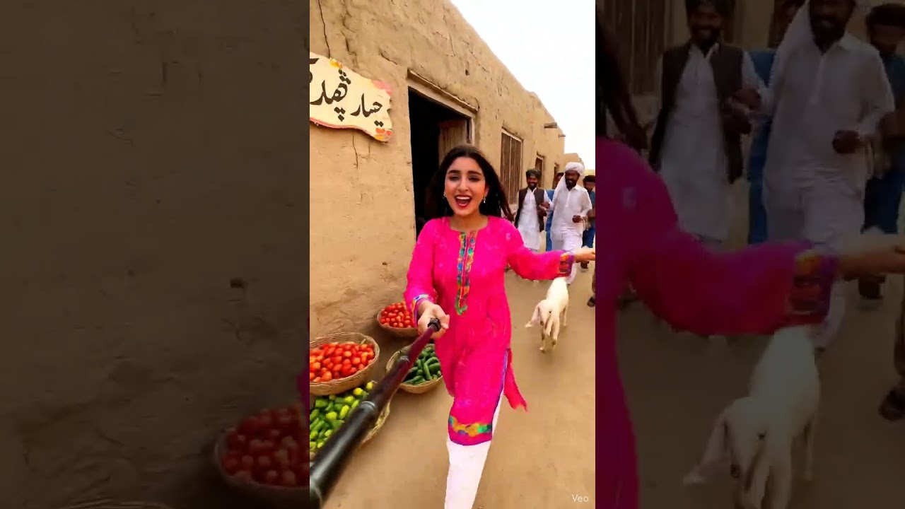 When City Girls Visit the Village: Pani & Bakri Drama! 💦🐐