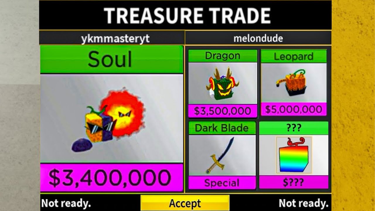 What People Trade For Soul Fruit? Trading Soul in Blox Fruits 