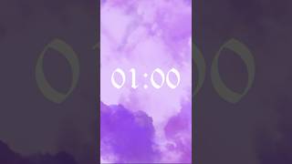 1 Minute Silent Timer #timeroom #focus #dreamy #1minute #timer