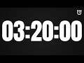 200 Minute Timer (03:20:00) | 3 Hour 20 Minute Countdown | 12000 Seconds | Clean 1080p 60FPS  HOW TO