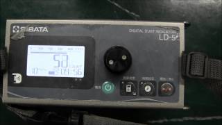 デジタル粉塵計 LD-5（柴田科学）：粉塵計：大気環境測定器 - YouTube