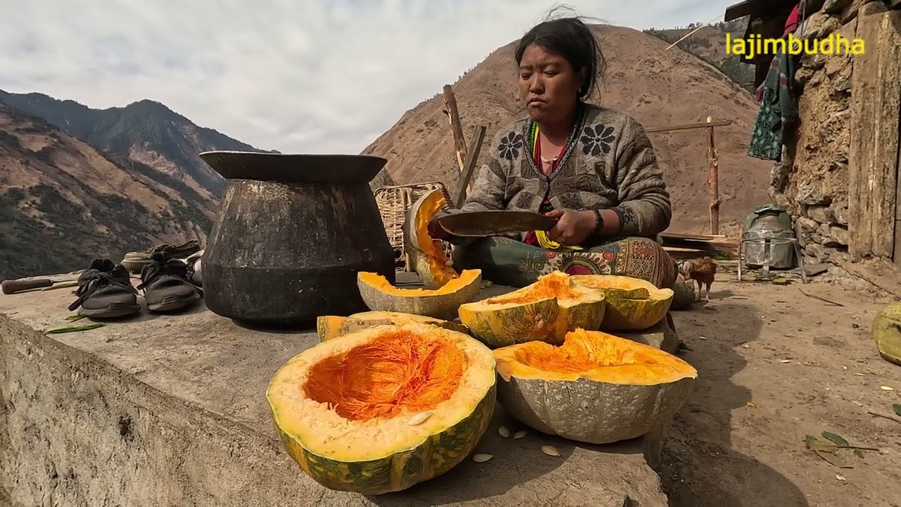 village life in winter || lajimbudha ||