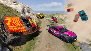 Racing Random Cars Against a Tornado screenshot 2