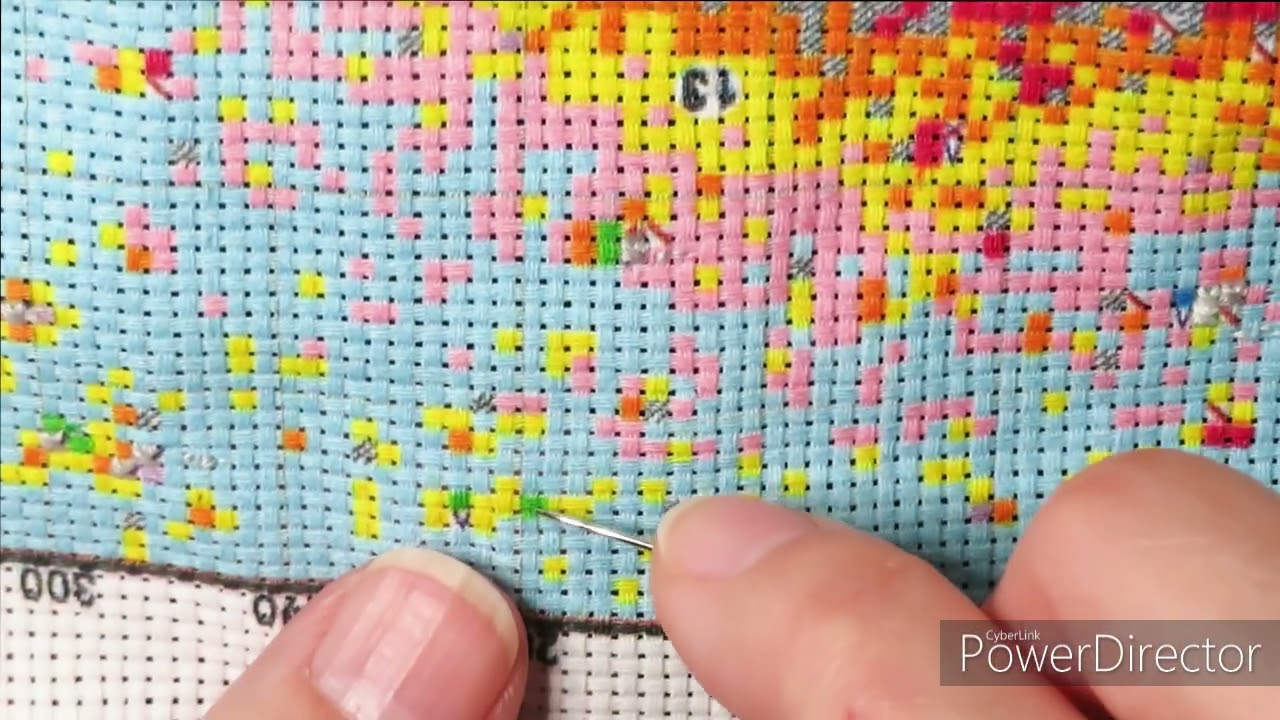 How I Stitch Confetti Or Single Stitch 