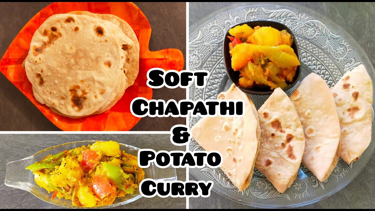 Soft Chapathi recipe in Tamil Chapathi with Potato curry