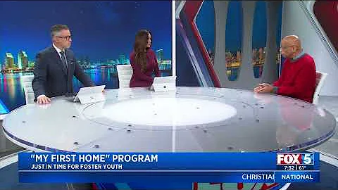 FOX 5 highlights Just in Time for Foster Youth's My First Home Service