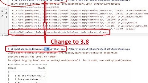 Pyspark error Could not serialize object | How to solve