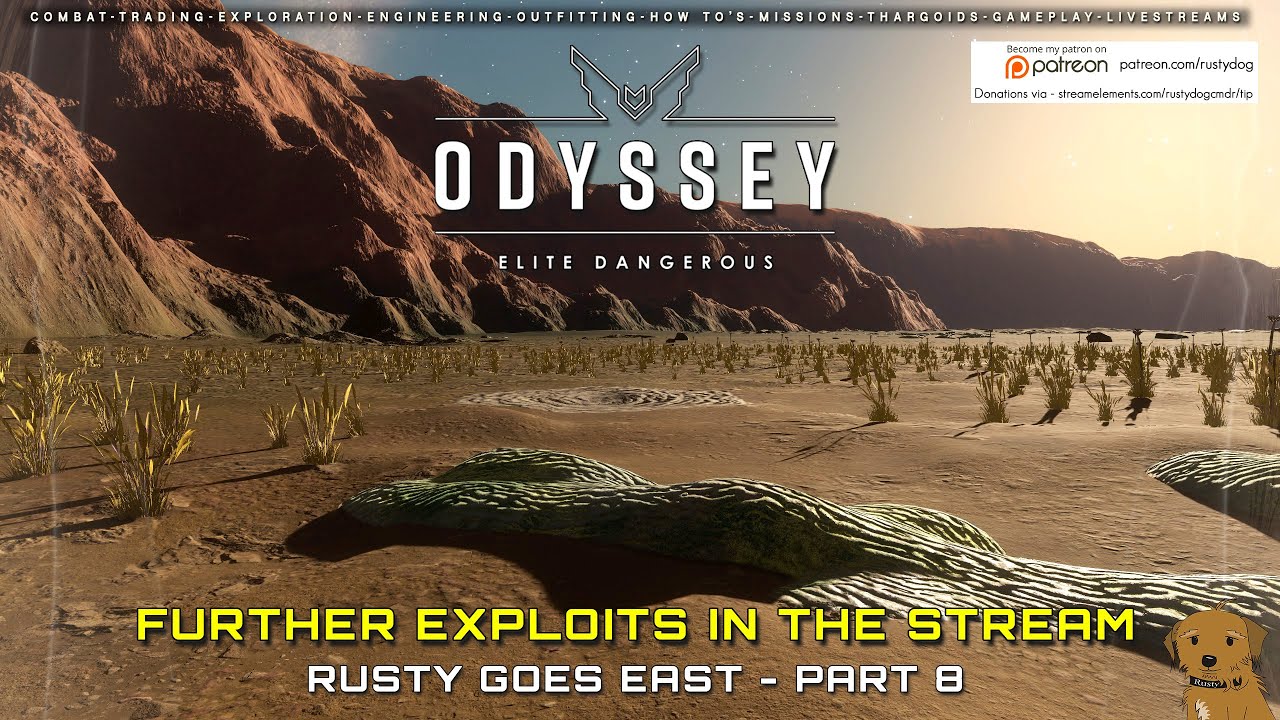 Elite Dangerous: Odyssey - Further exploits in the Stream - Rusty Goes ...
