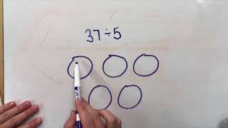 Dividing Larger Numbers Using Circles