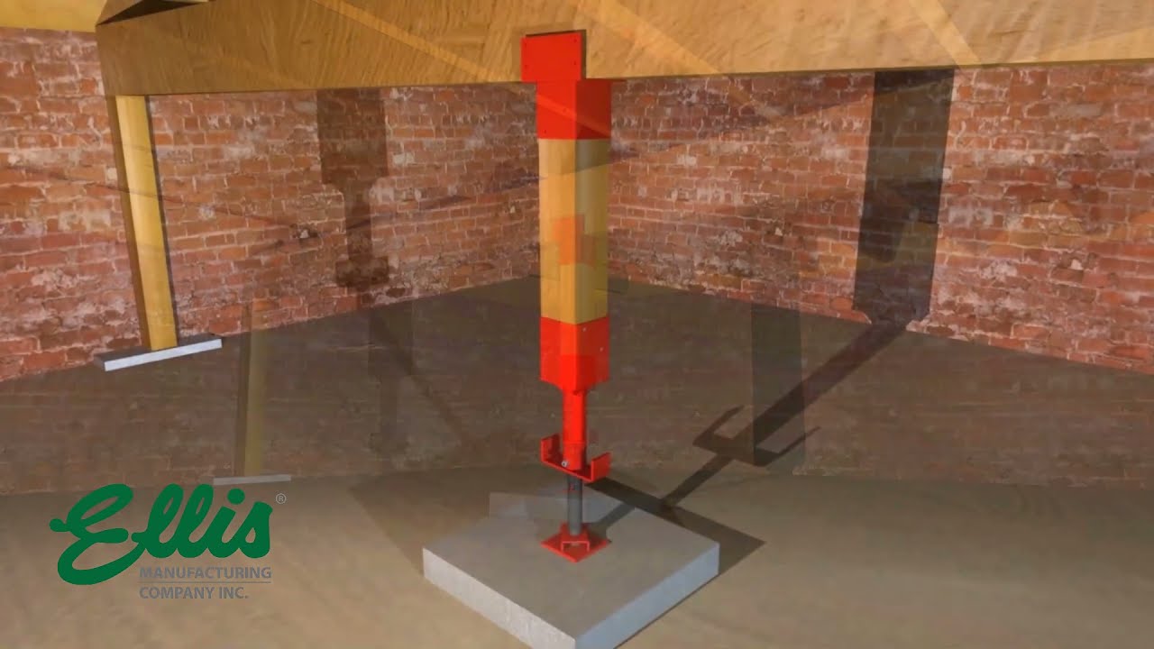 sagging-floor-and-foundation-support-with-ellis-manufacturing-screw