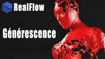 realflow and Cinema 4d - Généresence - 3d animation