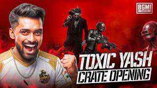 BGMI TOXIC YASH CRATE OPENING | BGMI LIVE