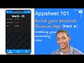 🚀 AppSheet 101: Creating Summary Views & Action Buttons (Part 4) | #moneymatters App 💰📈