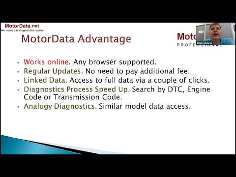 Online Webinar "MotorData Professional. How to use diagnostics database efficiently" (June 9, 2020)